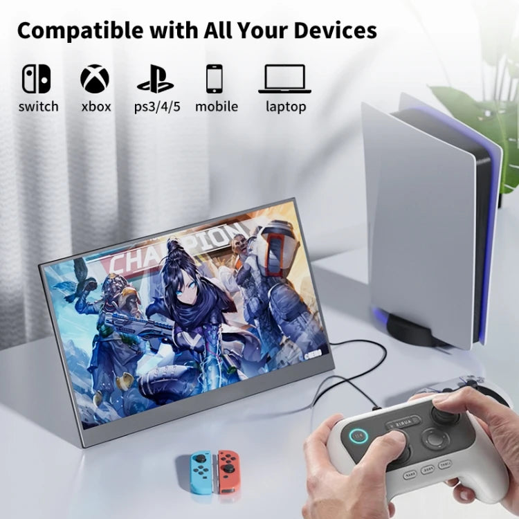 15.6" FHD Portable Monitor - Boost Productivity Anywhere!