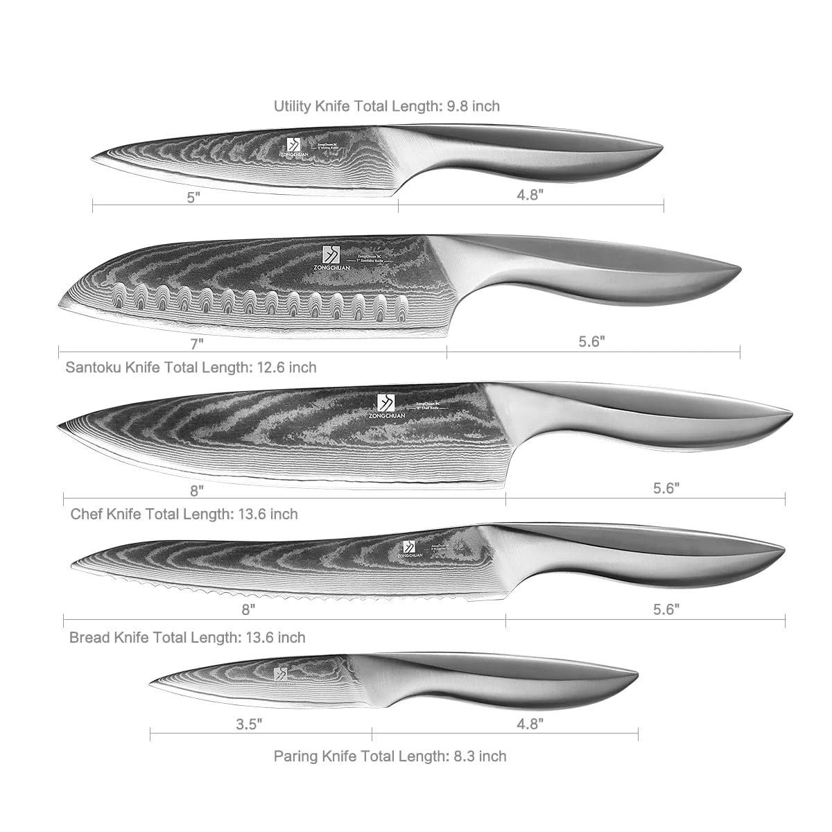 Chef Knife Set - Precision & Style for Culinary Pros