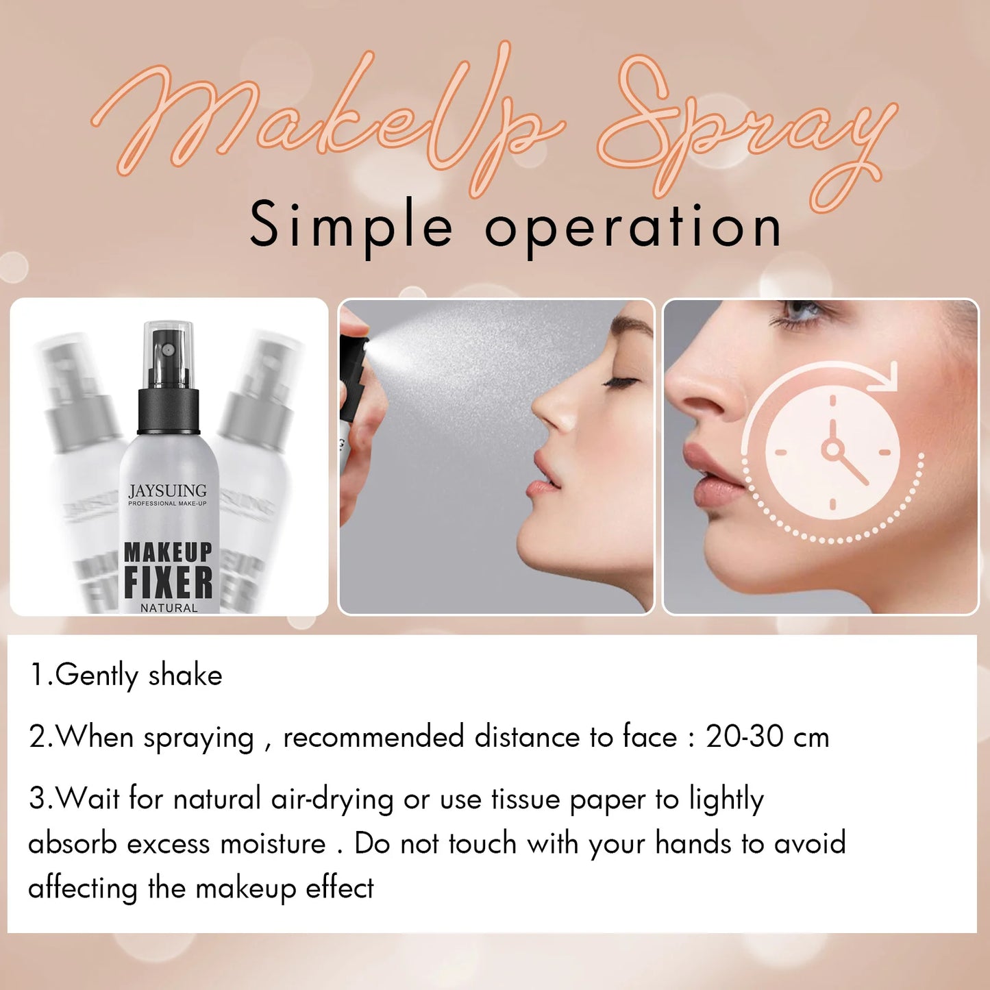 Long-Lasting Waterproof Setting Spray for Flawless Makeup