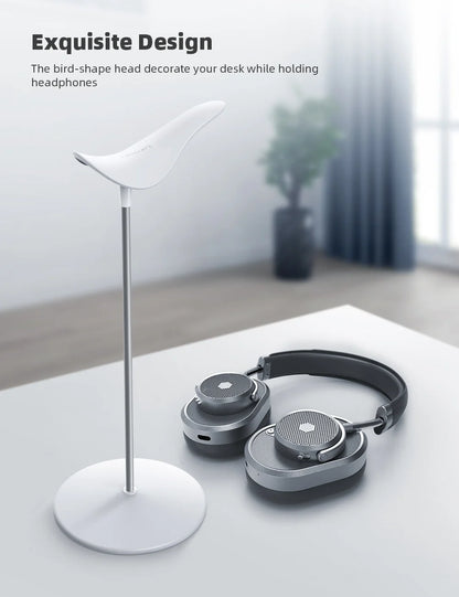 Stylish Headphone Hanger | Anti-Slip Base for Audiophiles