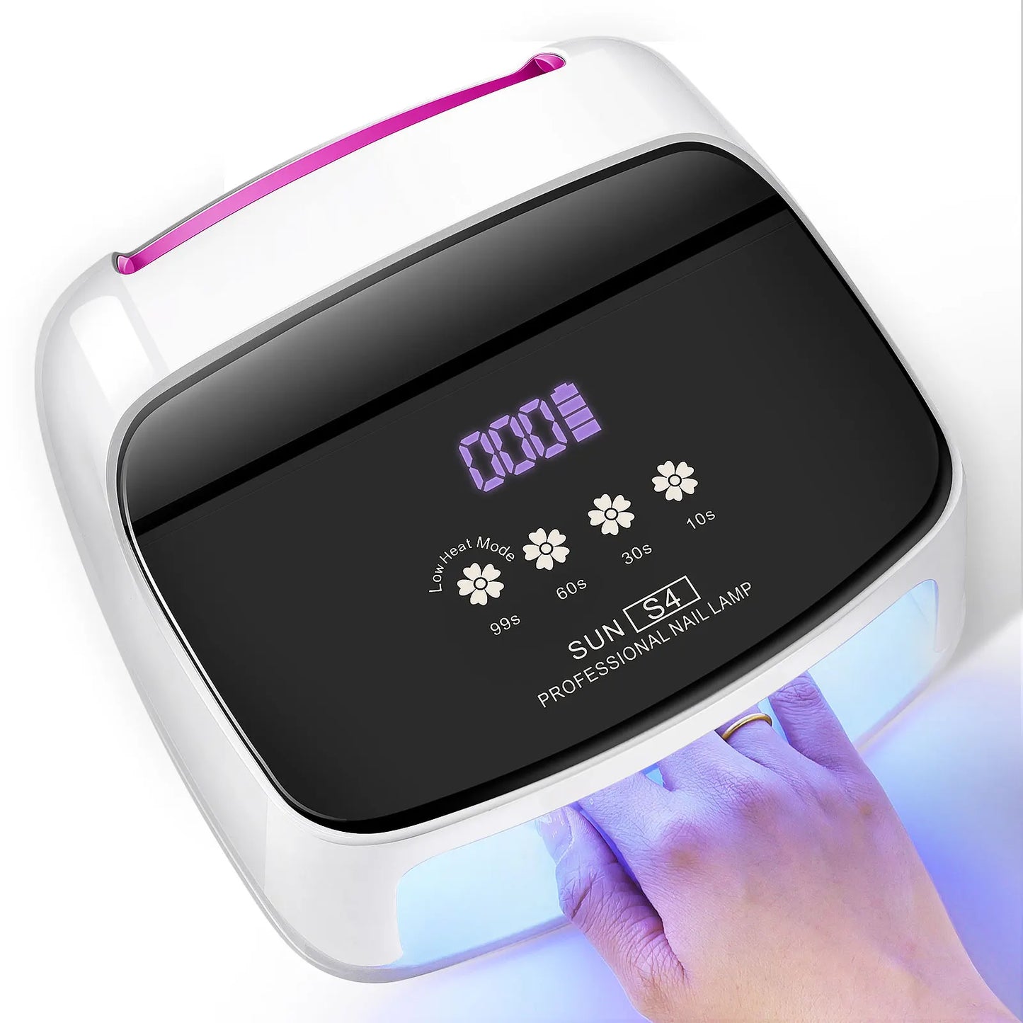 200W Rechargeable UV LED Nail Lamp – Quick Dry for Professionals