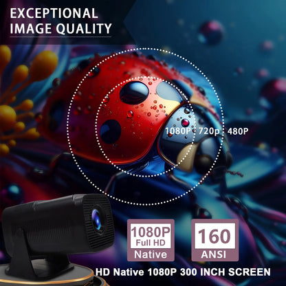 4K Smart Portable Projector - Cinematic Anytime, Anywhere!