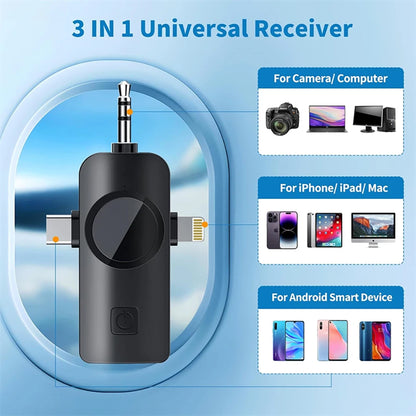 Wireless Lapel Mini Mic – Crystal Clear Audio for Creators