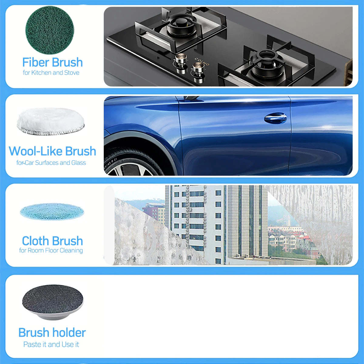 8-in-1 Electric Mop Scrubber - Effortless Clean for Busy Homes