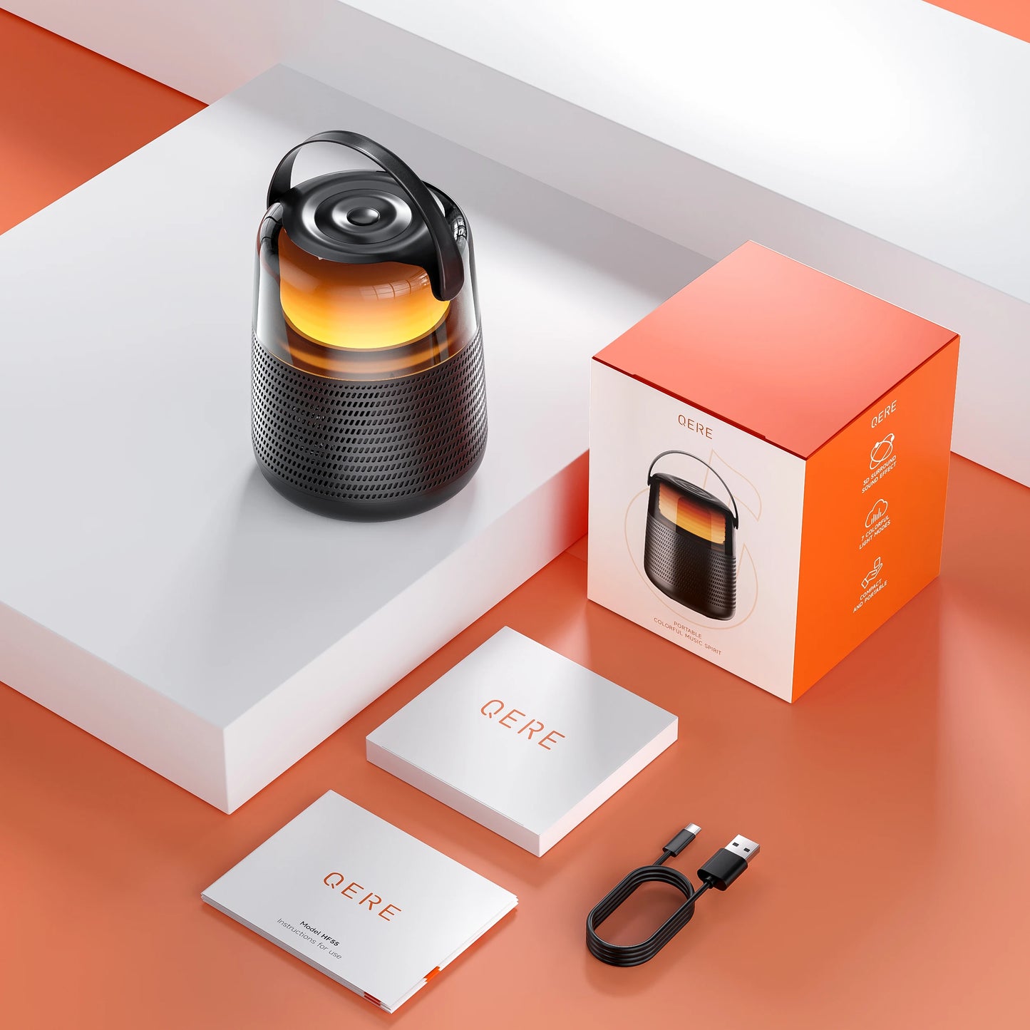 Mini Portable Speaker: Bold Sound & Color for Adventures