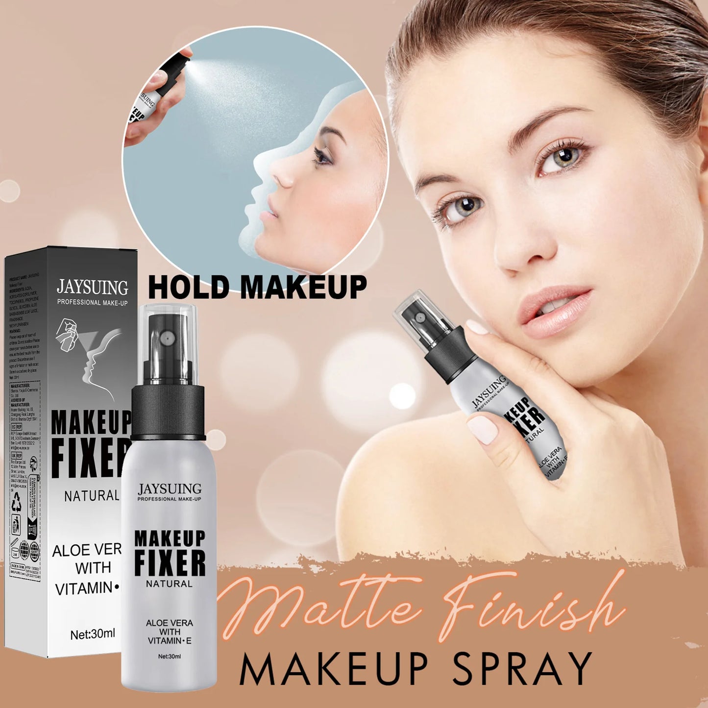 Long-Lasting Waterproof Setting Spray for Flawless Makeup