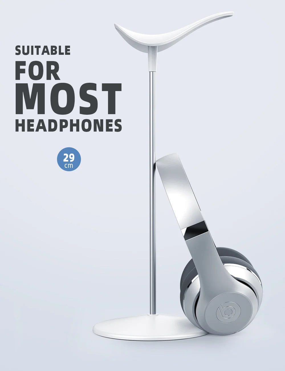 Stylish Headphone Hanger | Anti-Slip Base for Audiophiles
