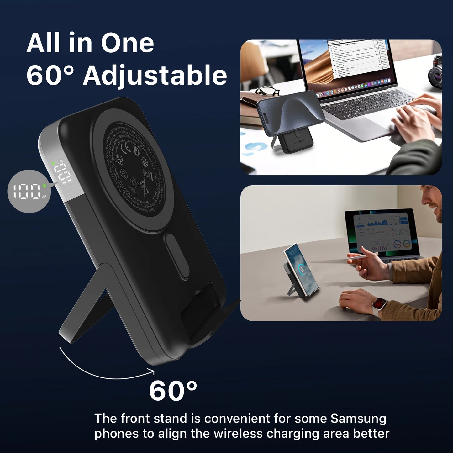 10000mAh Waterproof Power Bank: Fast & Reliable Charge