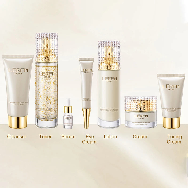 Ginseng Peptide Anti-Aging Skincare Set for Radiant Adults