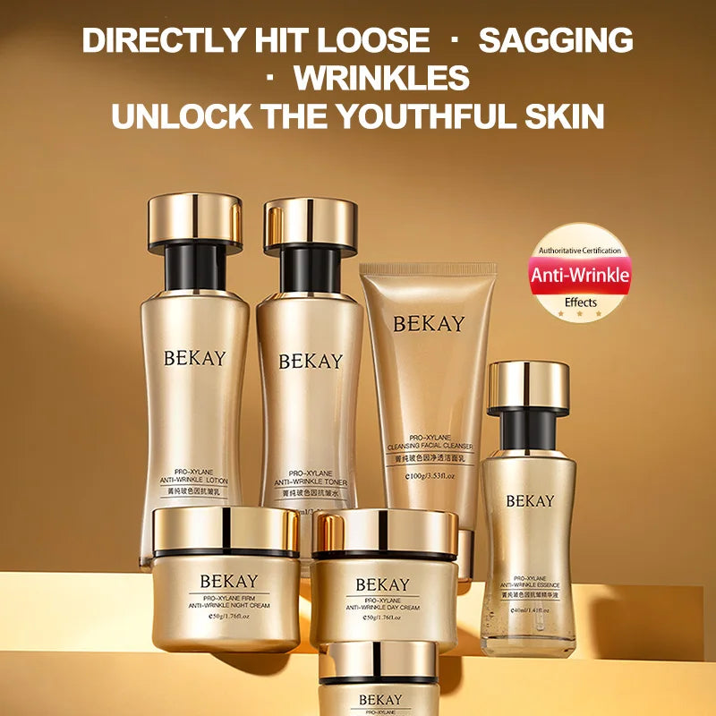 Revitalizing Anti-Wrinkle Skin Care Set for Youthful Glow