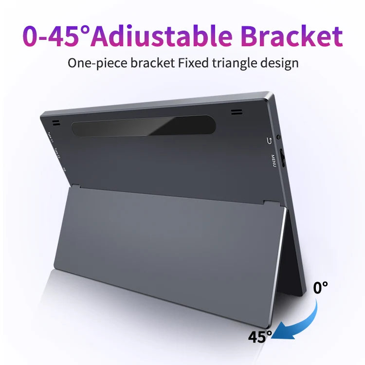 10.5" Ultra-Narrow Portable Monitor: 420 Nits Brightness, On-the-Go