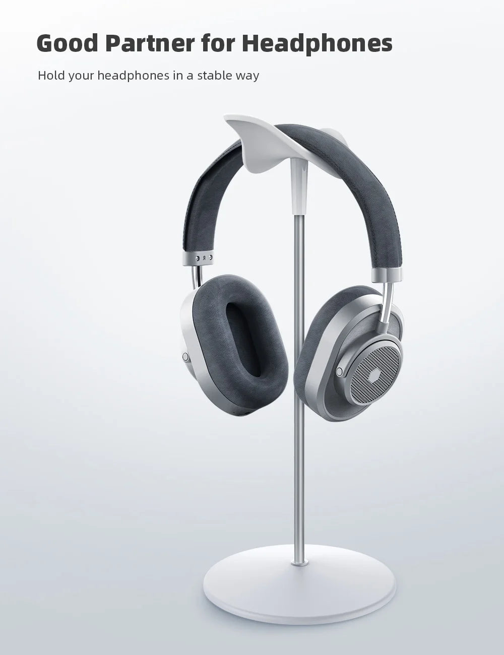 Stylish Headphone Hanger | Anti-Slip Base for Audiophiles