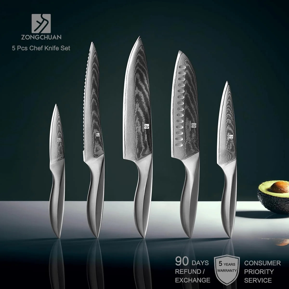 Chef Knife Set - Precision & Style for Culinary Pros