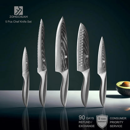 Chef Knife Set - Precision & Style for Culinary Pros