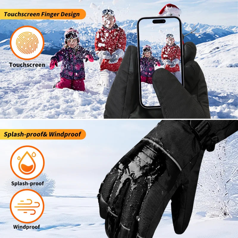 Heated Ski Gloves - Ultimate Winter Warmth for All Adventurers