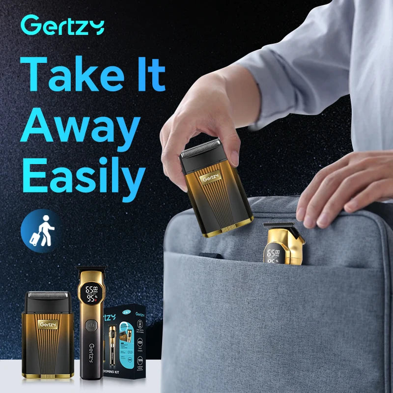 Professional 2-in-1 Men's Hair Clipper Set - Precision Grooming