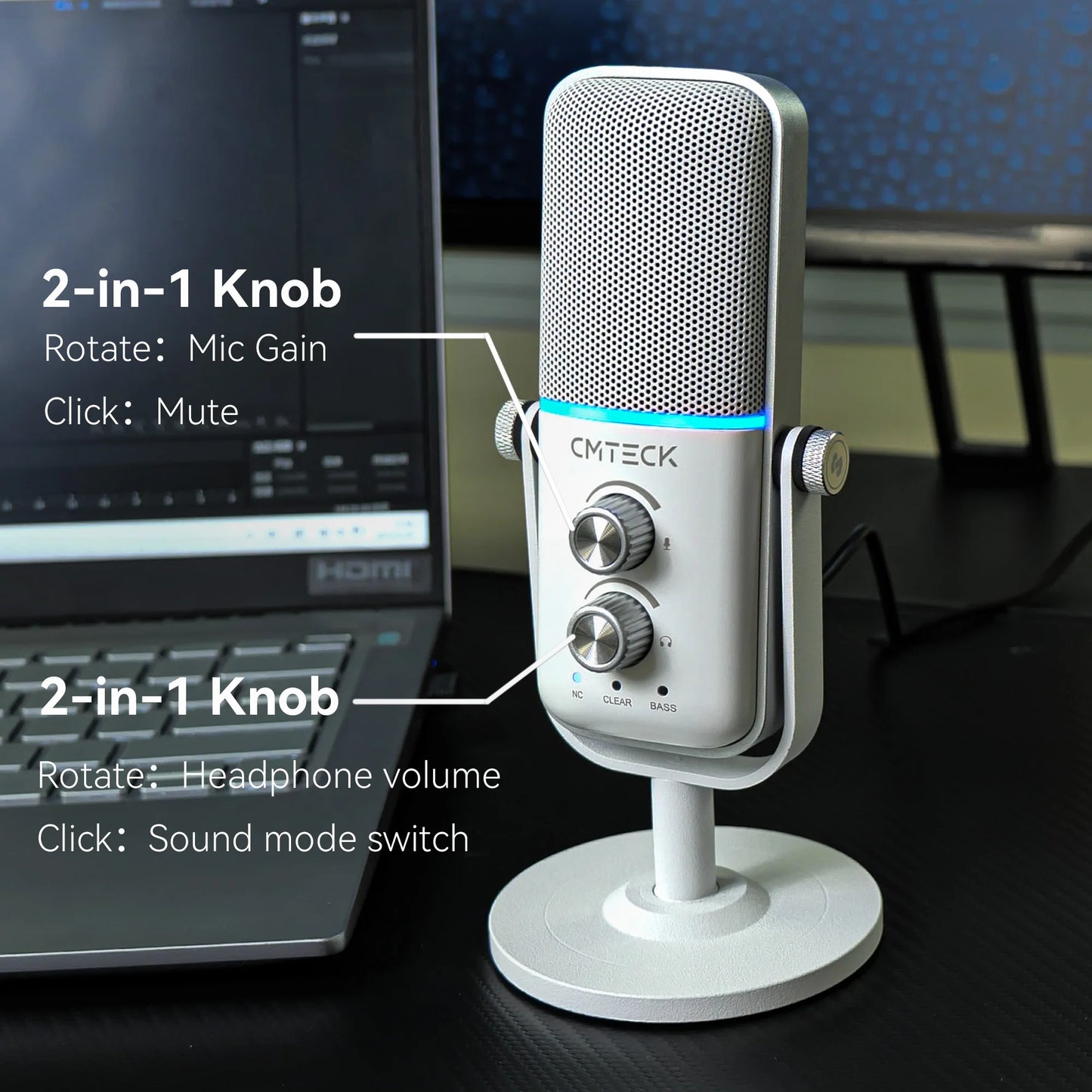 RGB USB Mic: Ultimate Clarity for Gamers & Podcasters
