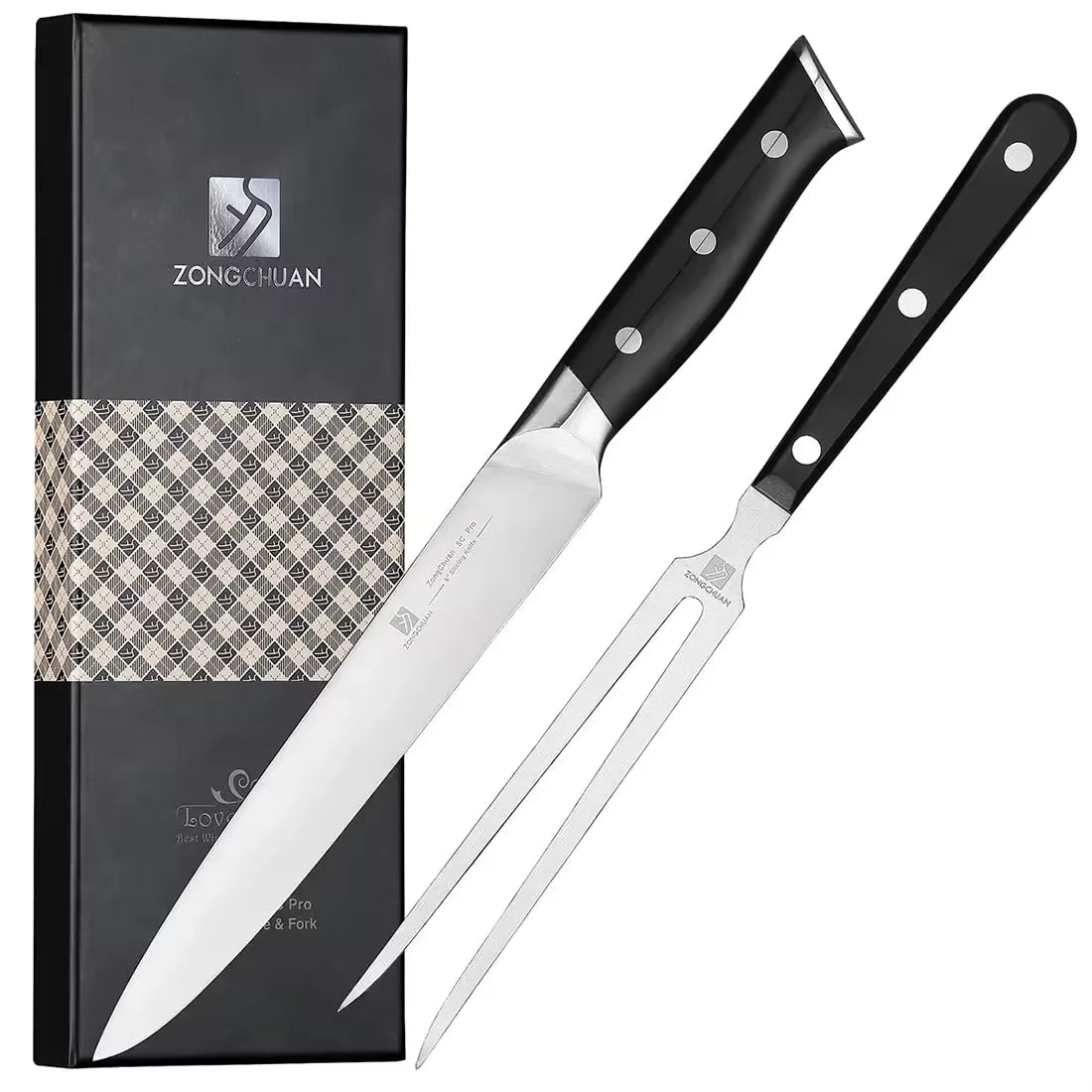 Rust-Proof Knife & Fork Set - Ergonomic Elegance for Foodies