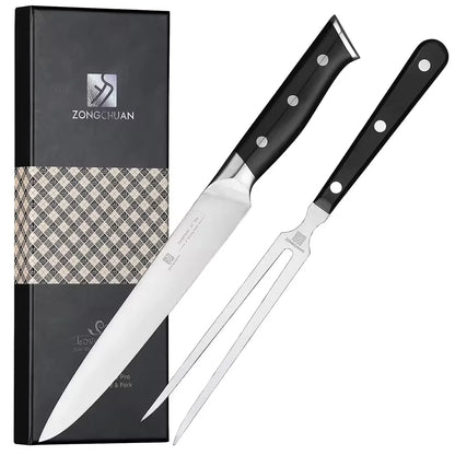 Rust-Proof Knife & Fork Set - Ergonomic Elegance for Foodies