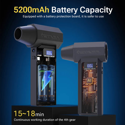 Mini Turbo Blower: Powerful, Portable Dust & Snow Cleaner