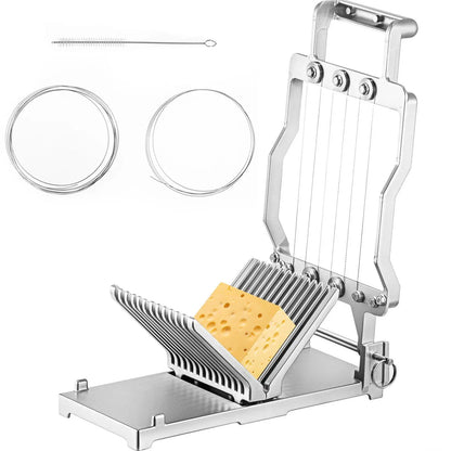 Aluminum Cheese Cutter - Perfect Slices, Durable Design!