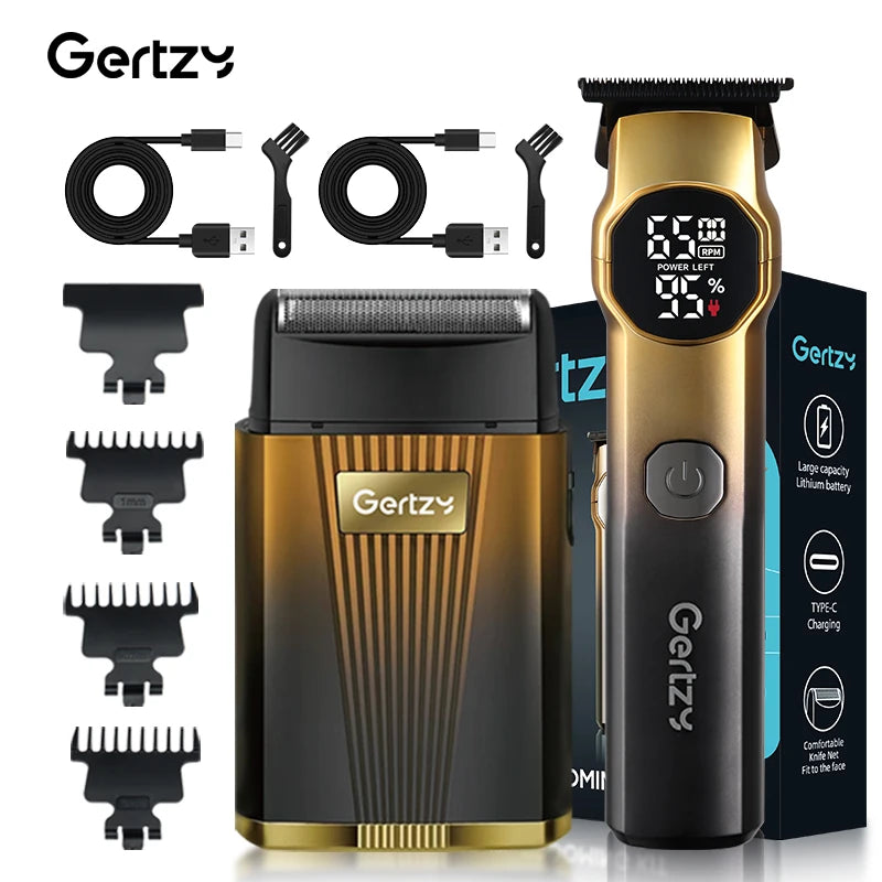 Professional 2-in-1 Men's Hair Clipper Set - Precision Grooming