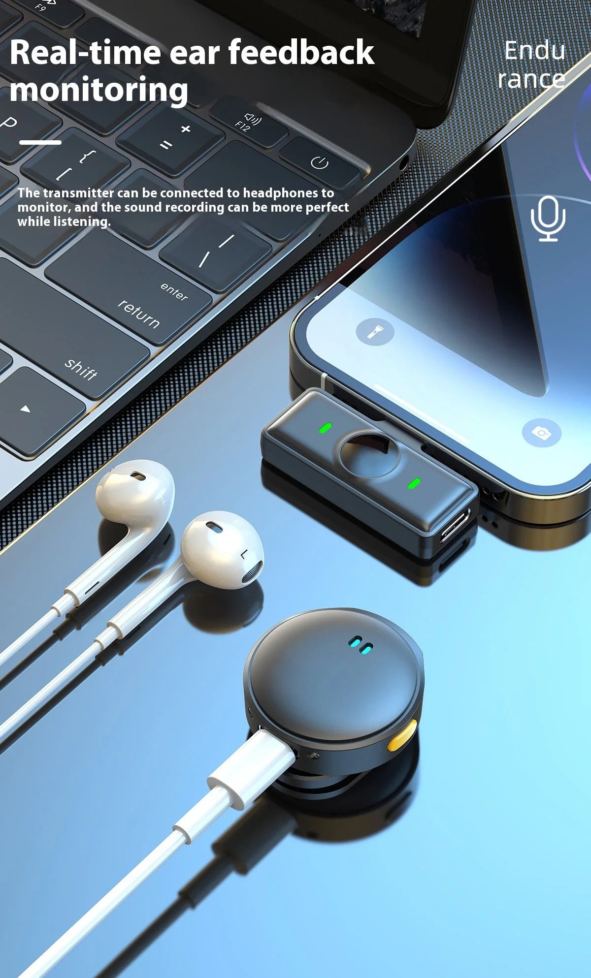 2Mic Wireless Lapel Microphone - Clear Audio for Professionals