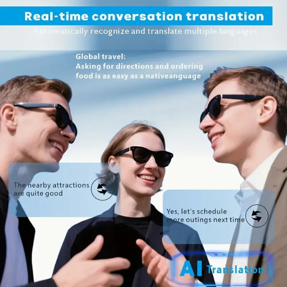 Smart Translation Glasses: Stay Connected Outdoors!