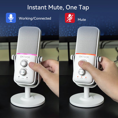 RGB USB Mic: Ultimate Clarity for Gamers & Podcasters