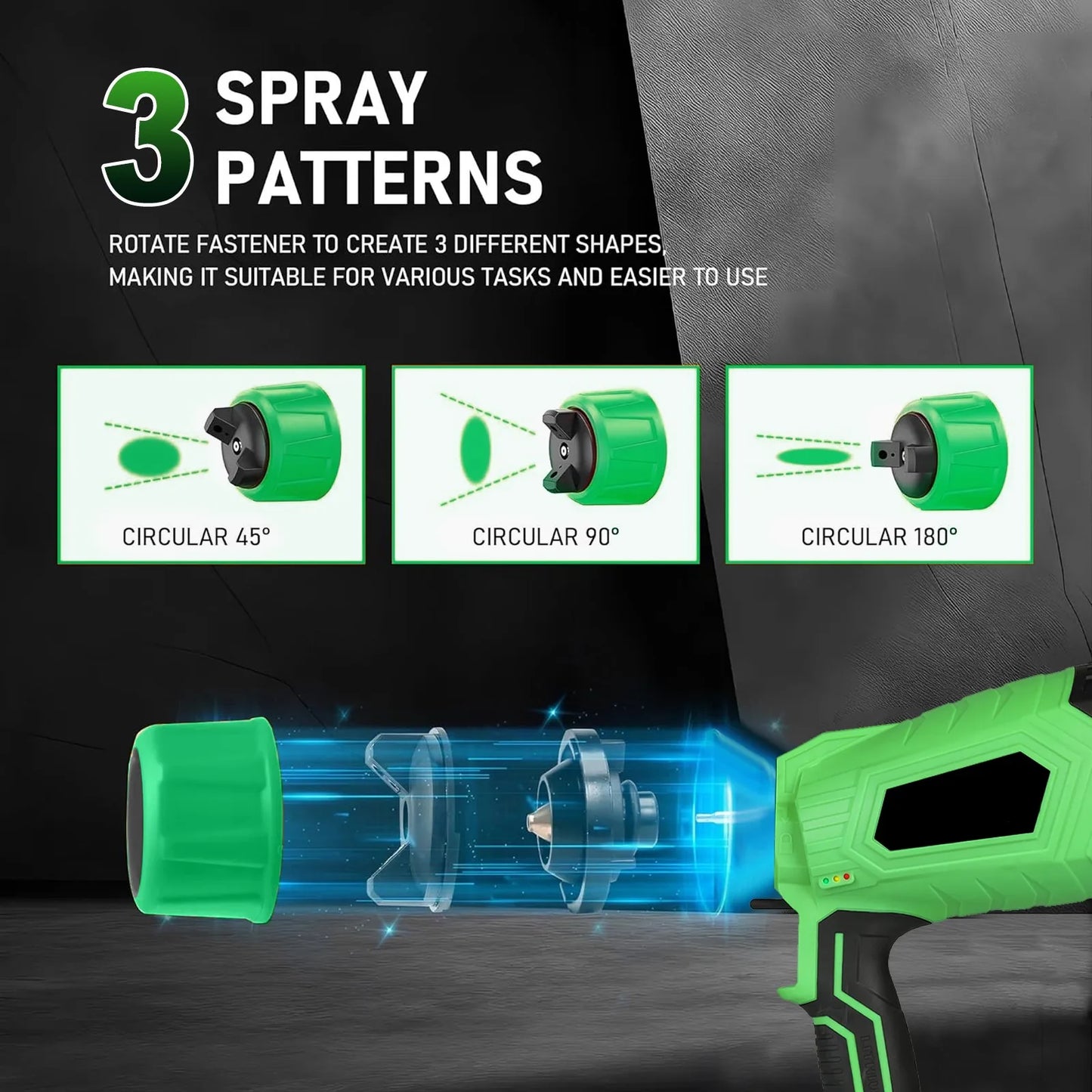 Cordless 20V Paint Sprayer - Effortless DIY Finishes!