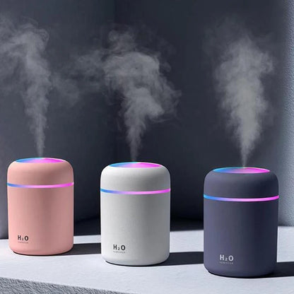 Aroma Air Humidifier with Colorful LED – Perfect for Relaxation