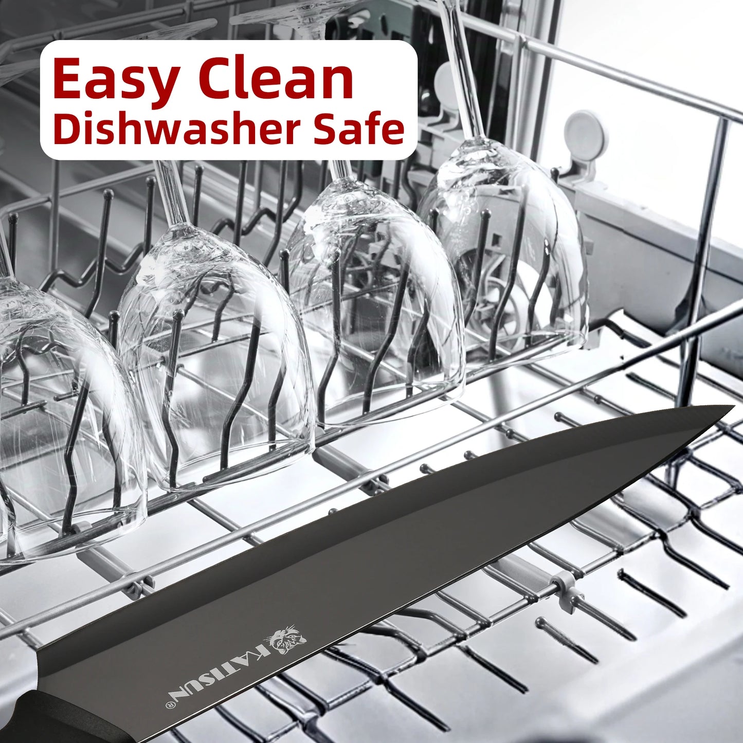 Color-Coded 15-Piece Kitchen Knife Set for Home Chefs