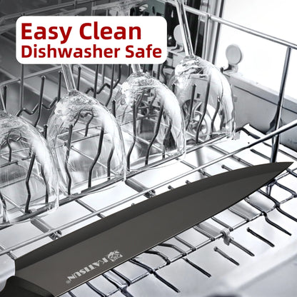 Color-Coded 15-Piece Kitchen Knife Set for Home Chefs