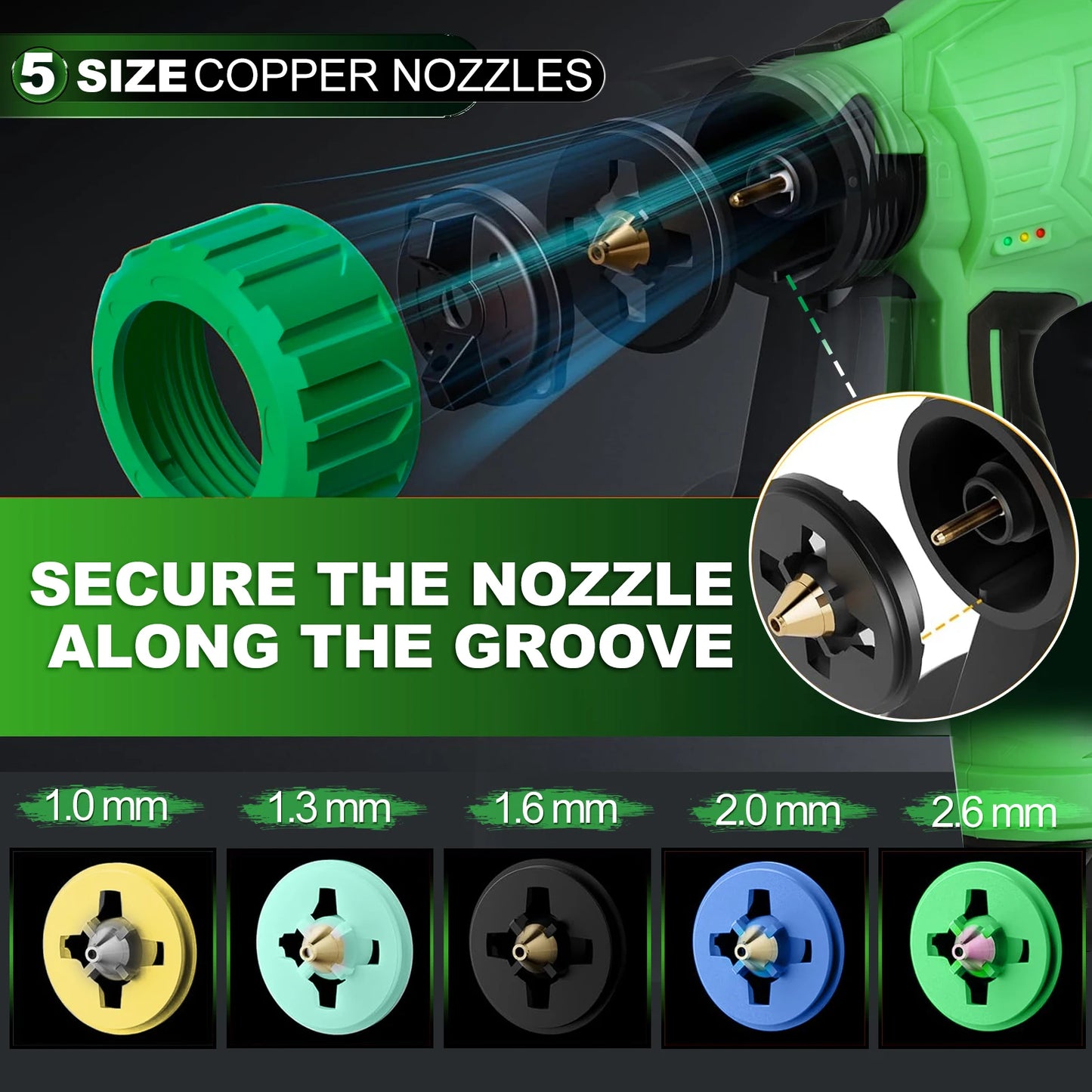 Cordless 20V Paint Sprayer - Effortless DIY Finishes!