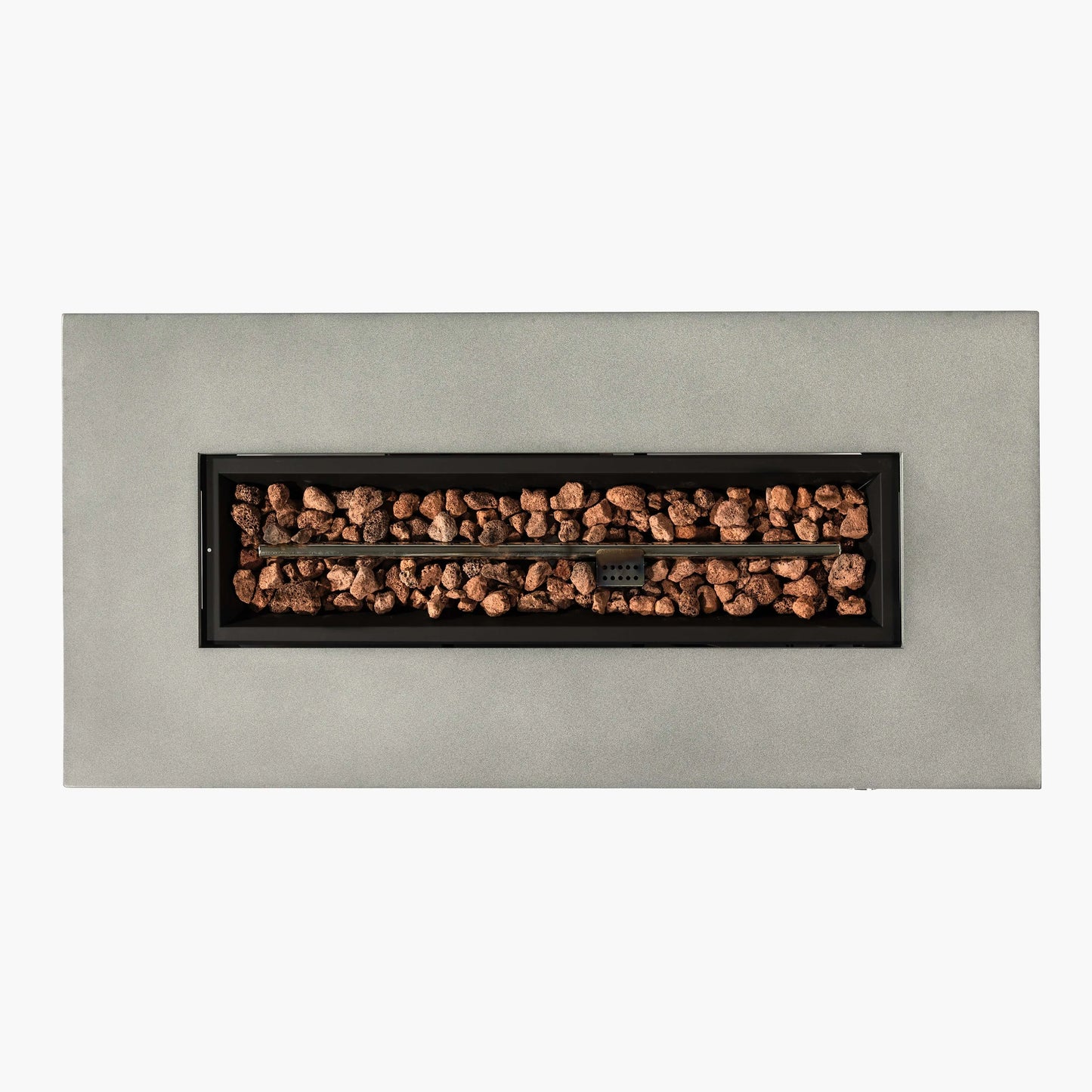 Outdoor Metal Fire Pit Column – Cozy Gas Warmth for Patios