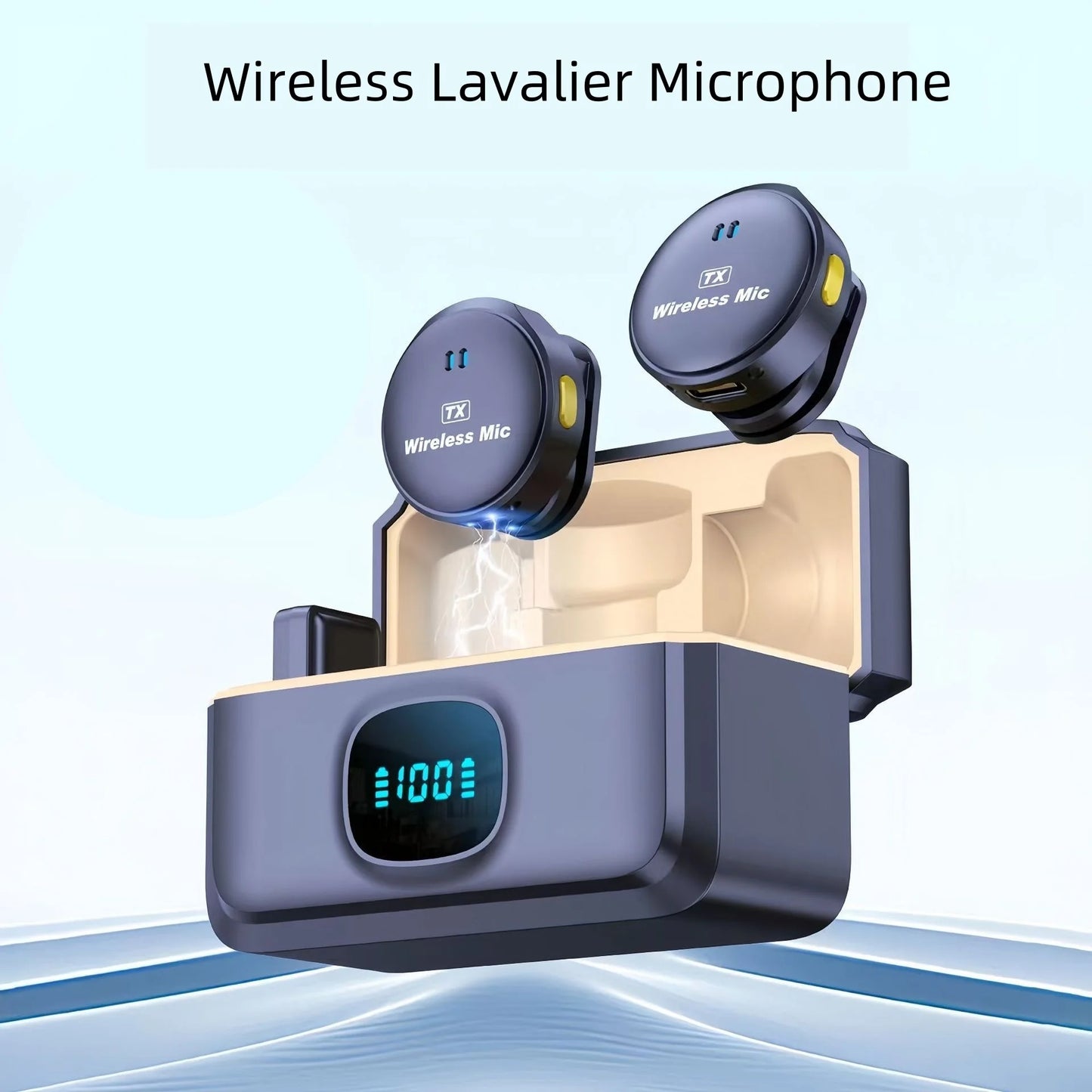 2Mic Wireless Lapel Microphone - Clear Audio for Professionals
