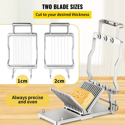 Aluminum Cheese Cutter - Perfect Slices, Durable Design!