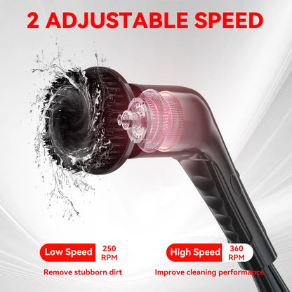 Effortless Electric Spin Scrubber - 7' Reach for Easy Cleaning