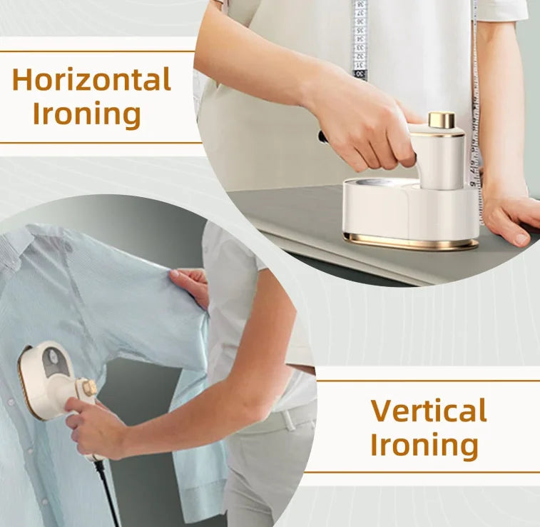 Portable Mini Dry Iron - Efficient Steam for Travel & Home