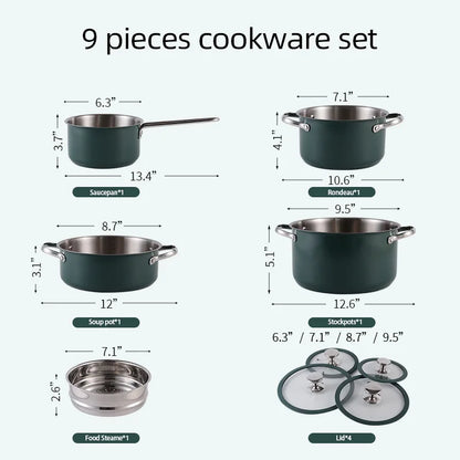 Stainless Steel Cookware Set – Durable & Stylish for Home Chefs