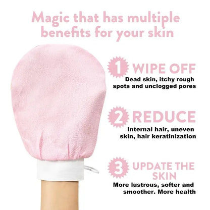 Exfoliating Bath Gloves | Soft Cotton | Spa Essential