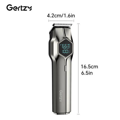 Men's Waterproof Stainless Steel Hair Clipper Set - Pro Style