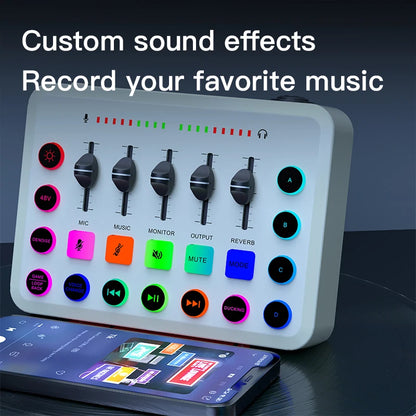 48V XLR Mic Interface - Superior Quality for Podcasters & Streamers