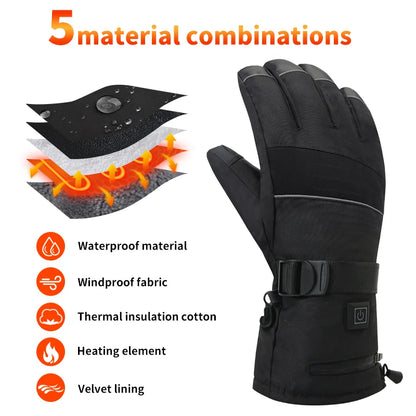Heated Ski Gloves - Ultimate Winter Warmth for All Adventurers