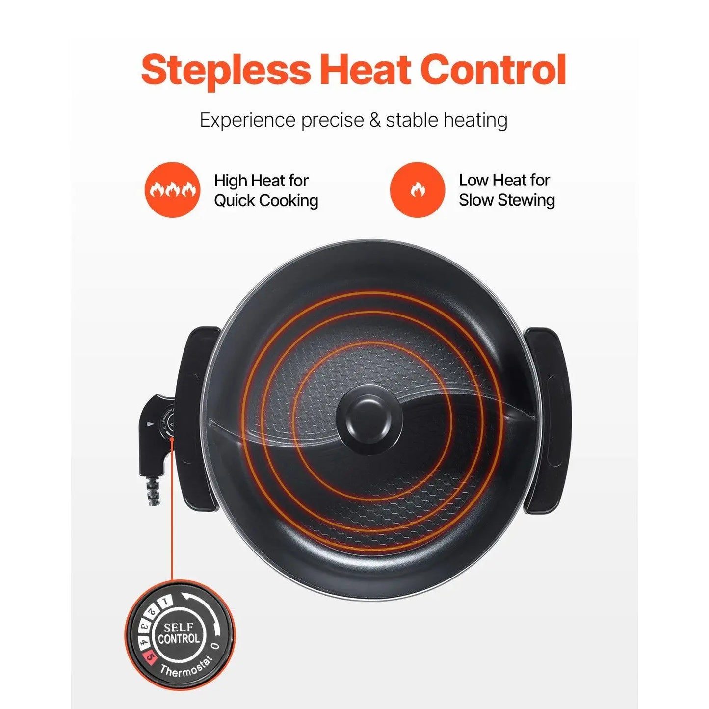 5L Electric Hot Pot for Shabu-Shabu - Perfect for 6-10!