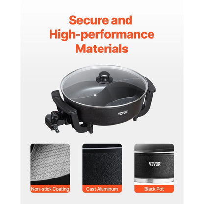 5L Electric Hot Pot for Shabu-Shabu - Perfect for 6-10!