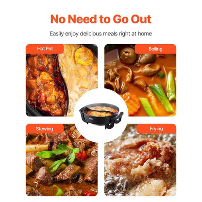 5L Electric Hot Pot for Shabu-Shabu - Perfect for 6-10!