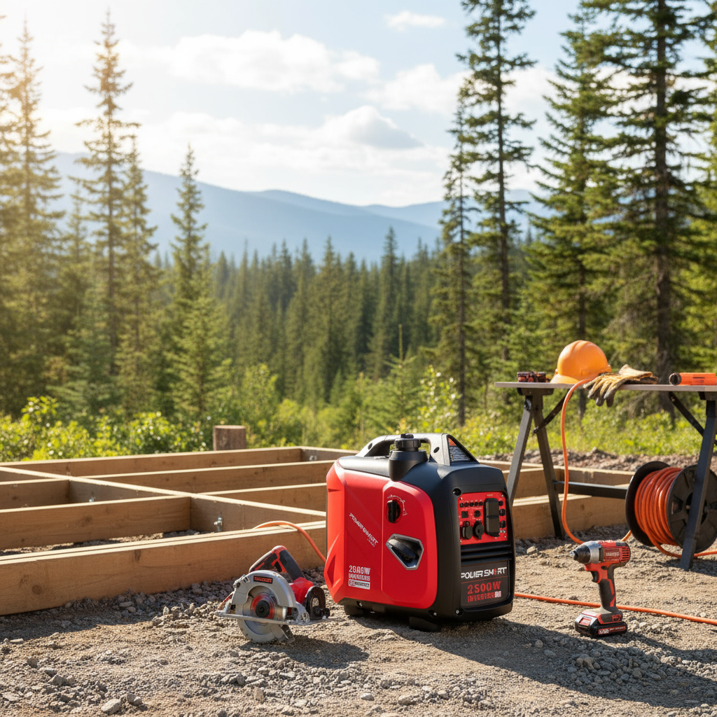 Silent 2500W Portable Gas Generator